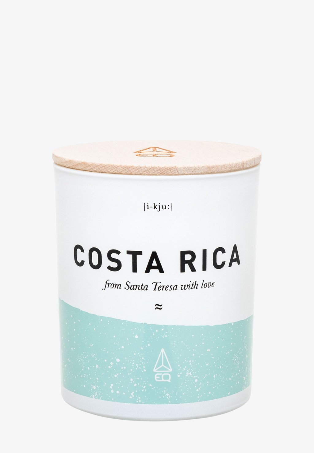 Ароматическая свеча Bougie Parfumee Candle Costa Rica EQ, белый