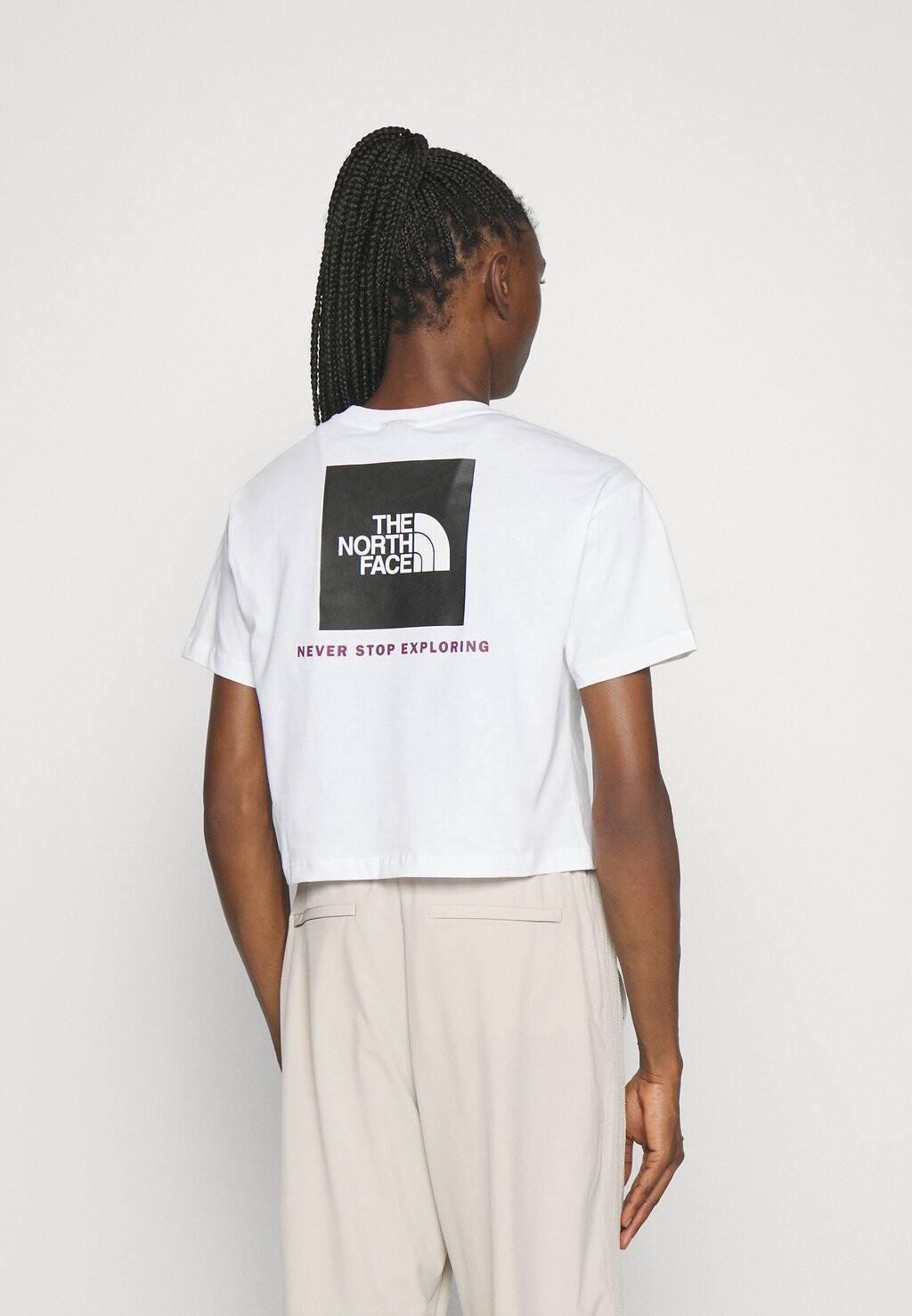 

Футболка с принтом The North Face, Серый