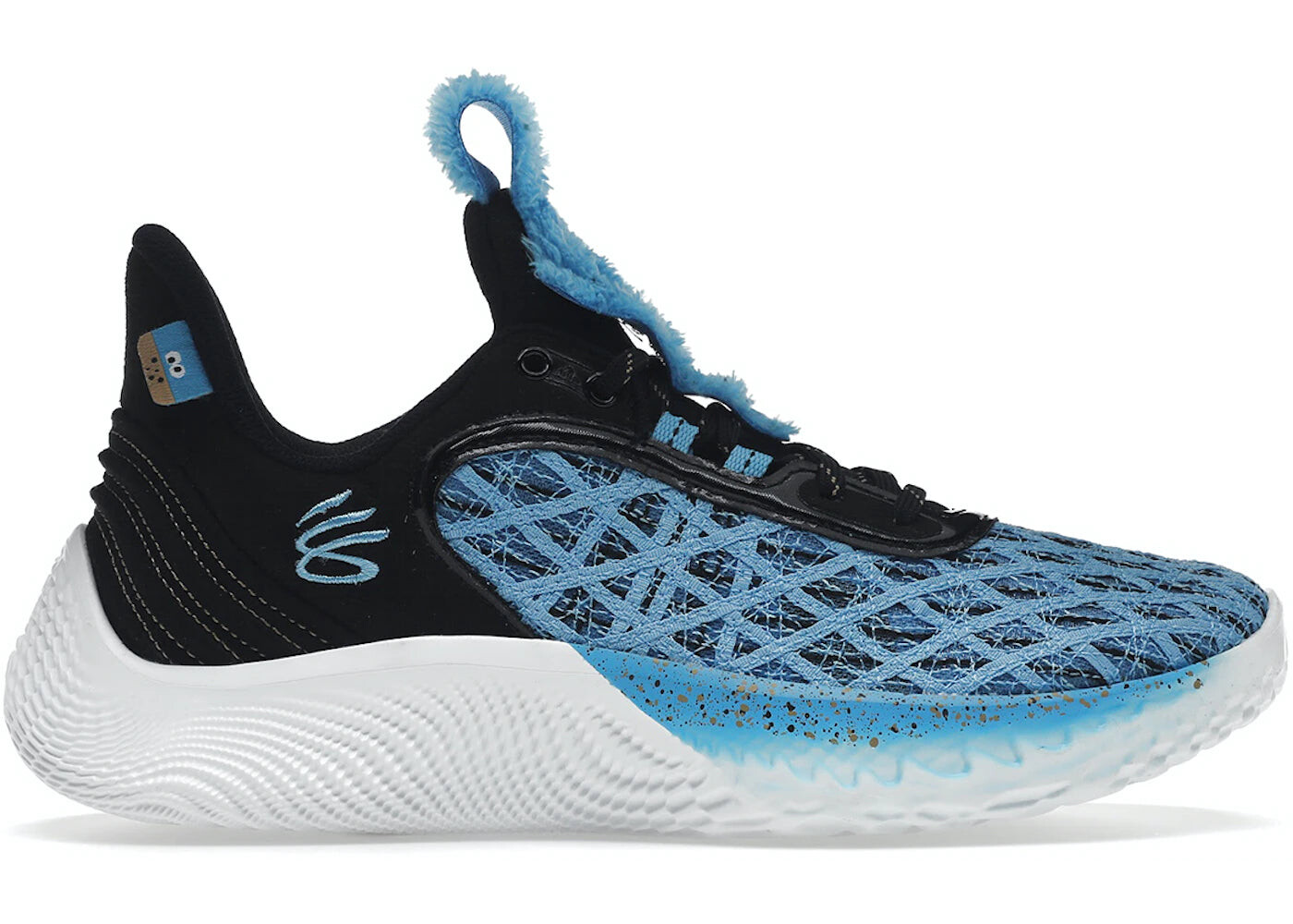 

Кроссовки Under Armour Curry Flow 9 Sesame Street Cookie Monster, ярко - синий