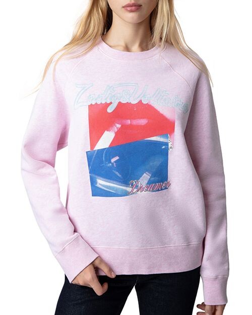

Толстовка с графическим принтом Zadig & Voltaire, цвет White