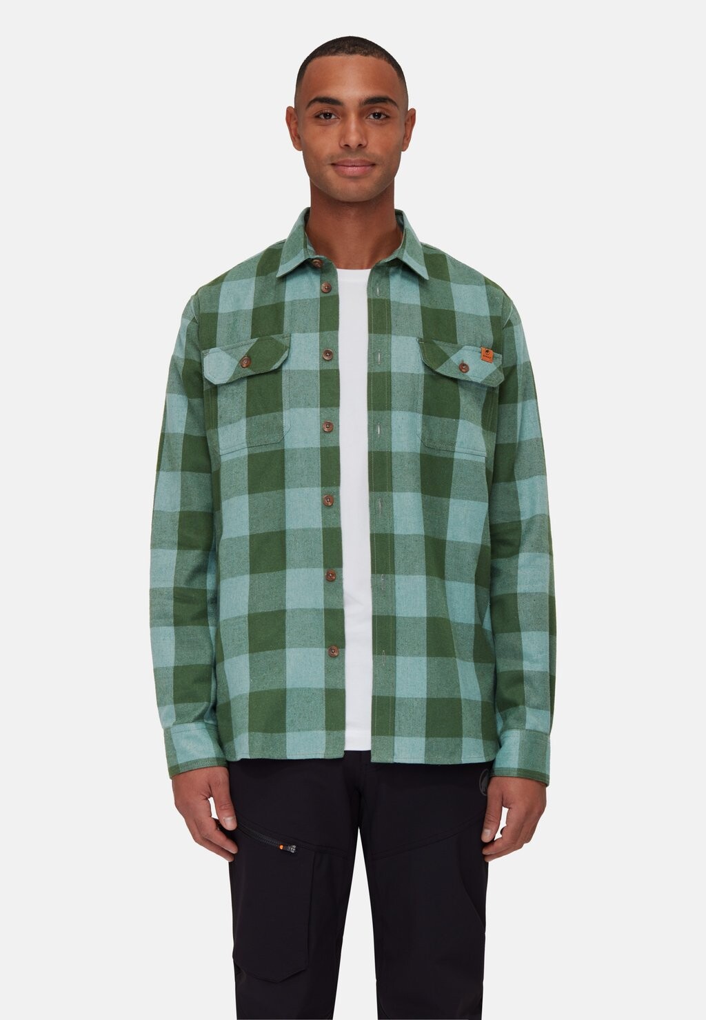 

Рубашка Tamaro Longsleeve Mammut, цвет dark jade woods
