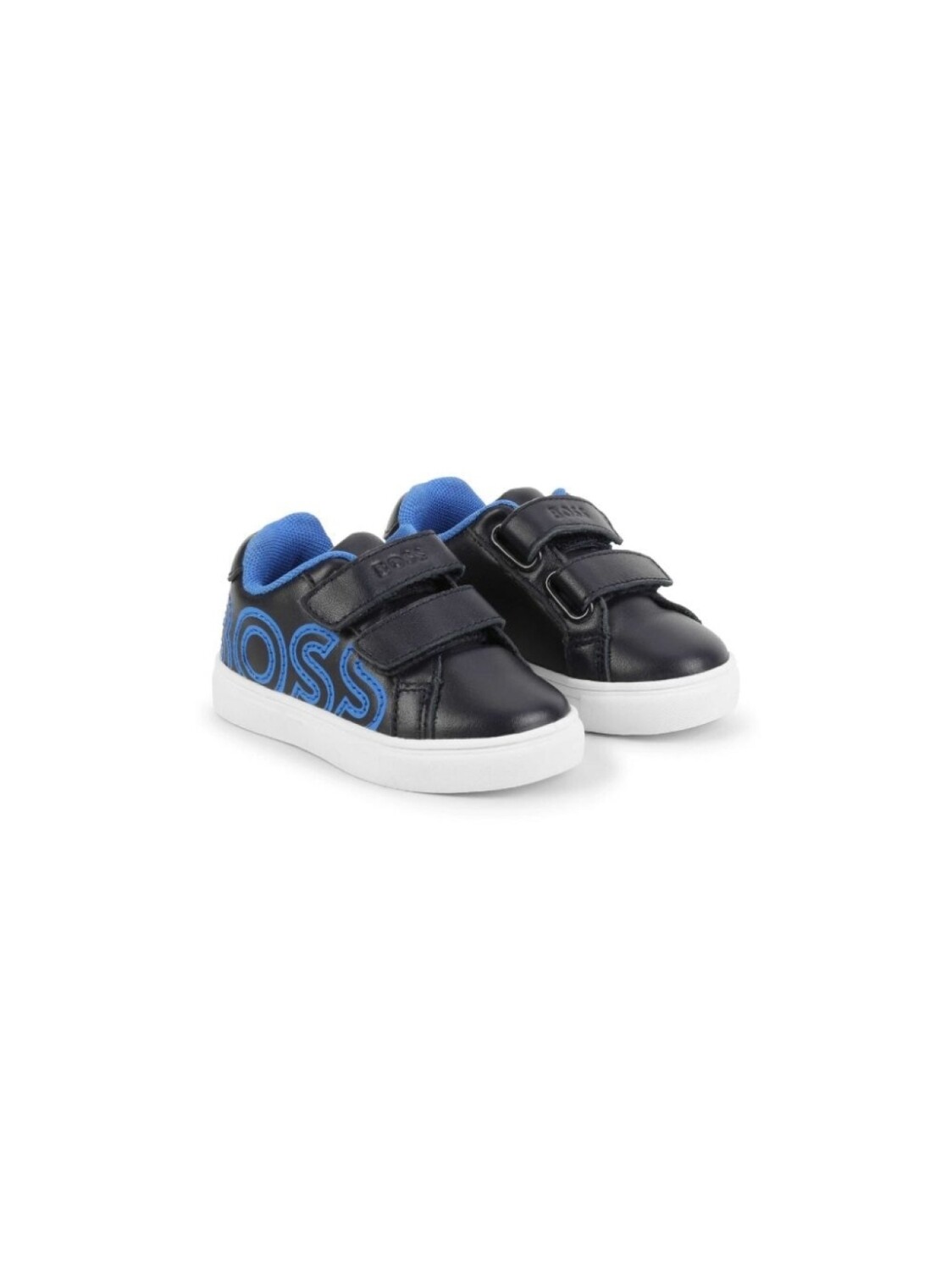 

BOSS Kidswear кроссовки с вышитым логотипом, черный