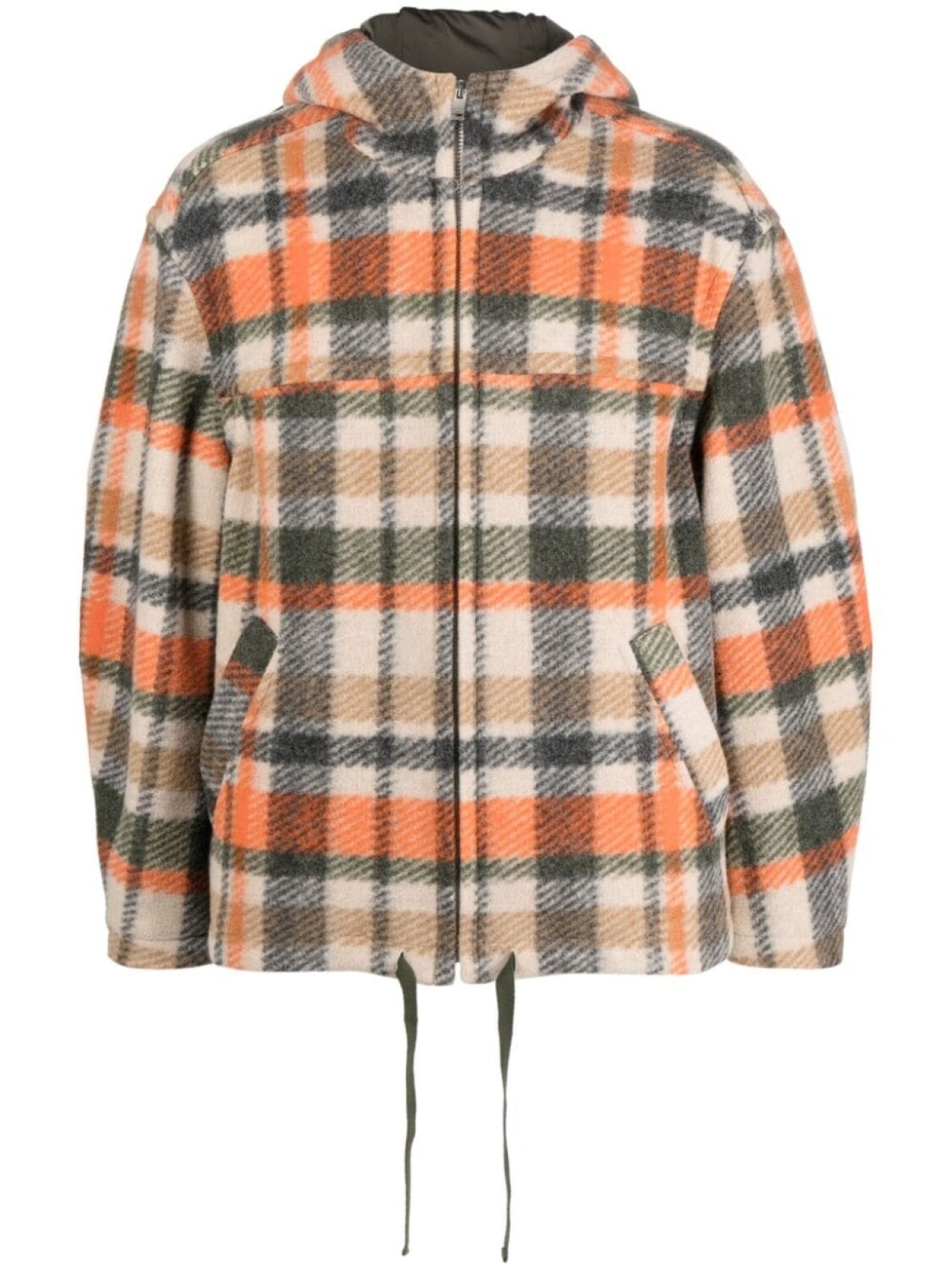 

Marant клетчатая куртка Kurt, оранжевый