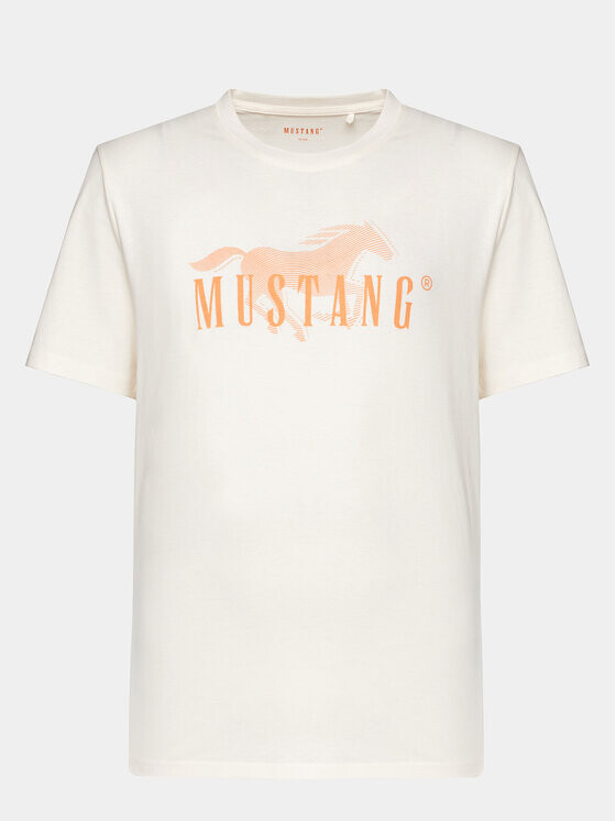 

Футболка стандартного кроя Mustang, экрю
