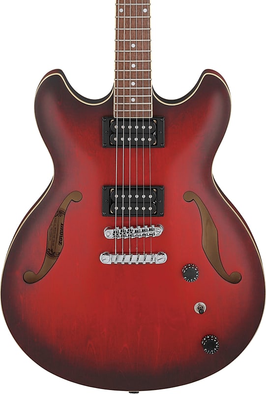 Электрогитара Ibanez AS53 Artcore Semi-Hollow Electric Guitar, Sunburst Red Flat ibanez as53 srf санберст красный плоский