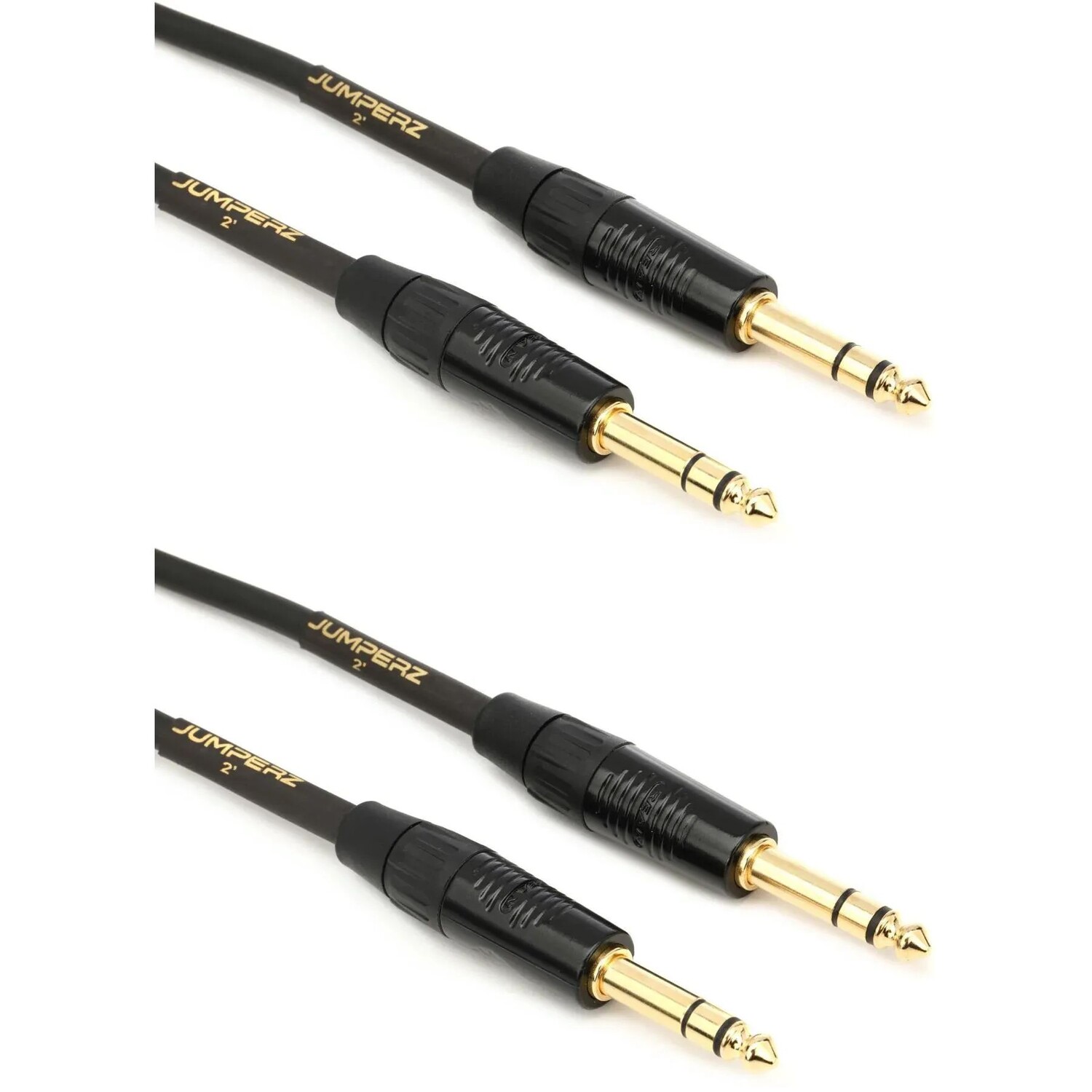 

Кабель JUMPERZ JG2TRS-2 Gold TRS — 2 фута (2 шт. в упаковке)