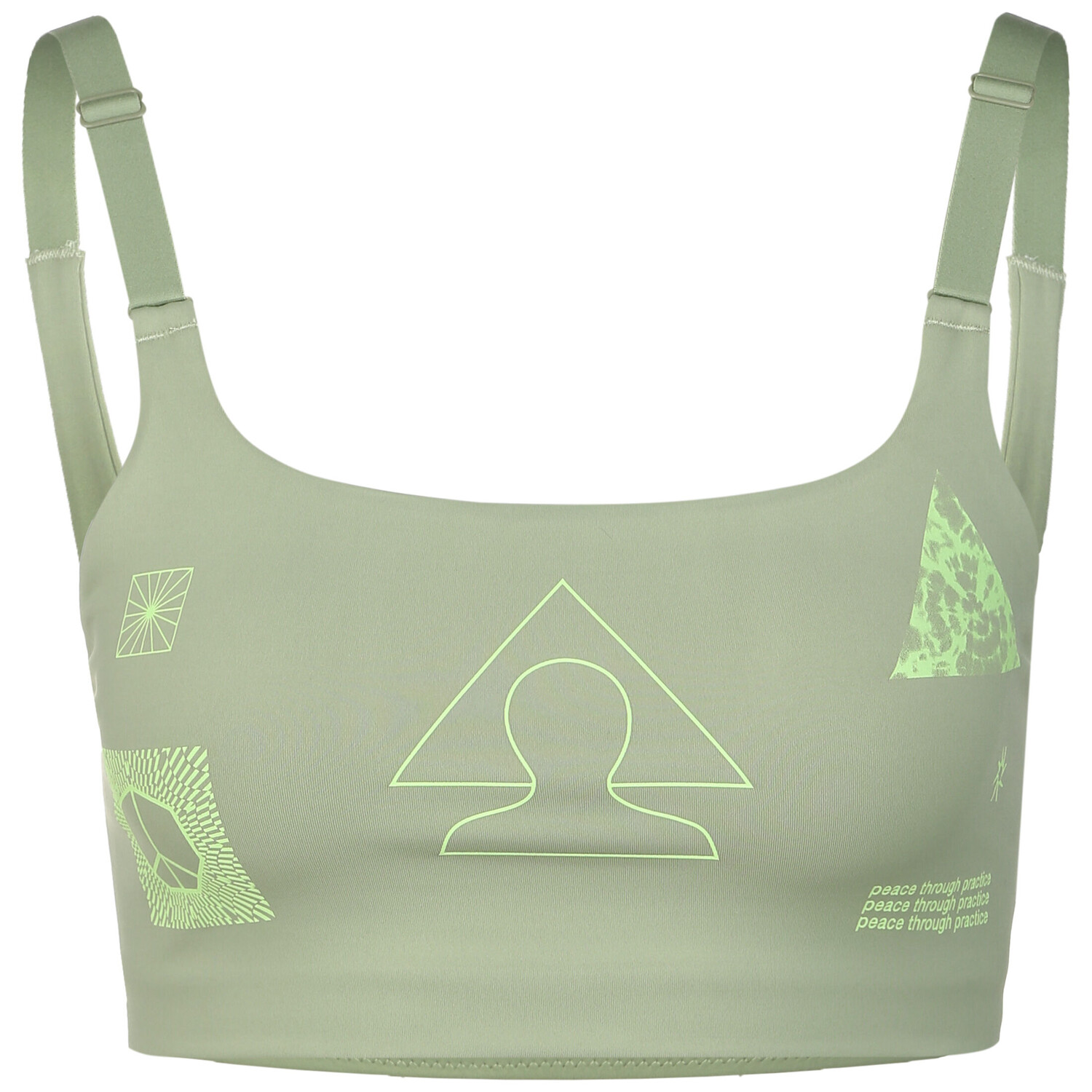 

Бюстгальтер Nike Sport BH Yoga Dri FIT Indy Sport BH, цвет hellgrün/grün