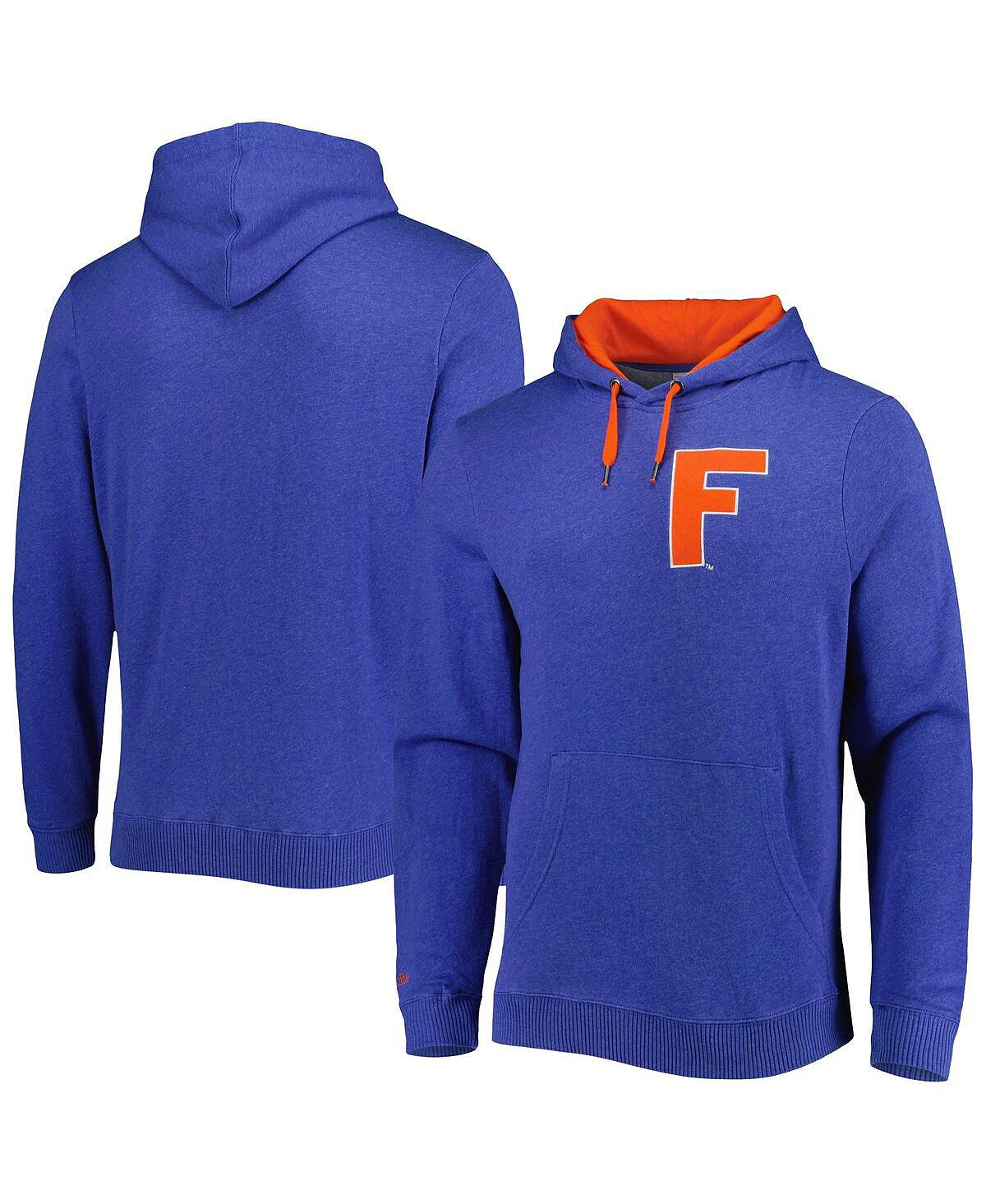 

Мужской классический пуловер с капюшоном Royal Florida Gators Classic French Terry Mitchell & Ness