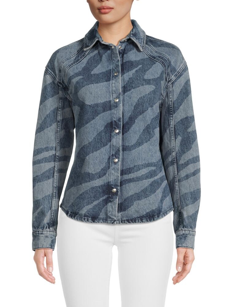 

Джинсовая рубашка в тон Cairo Iro, цвет Fancy Denim