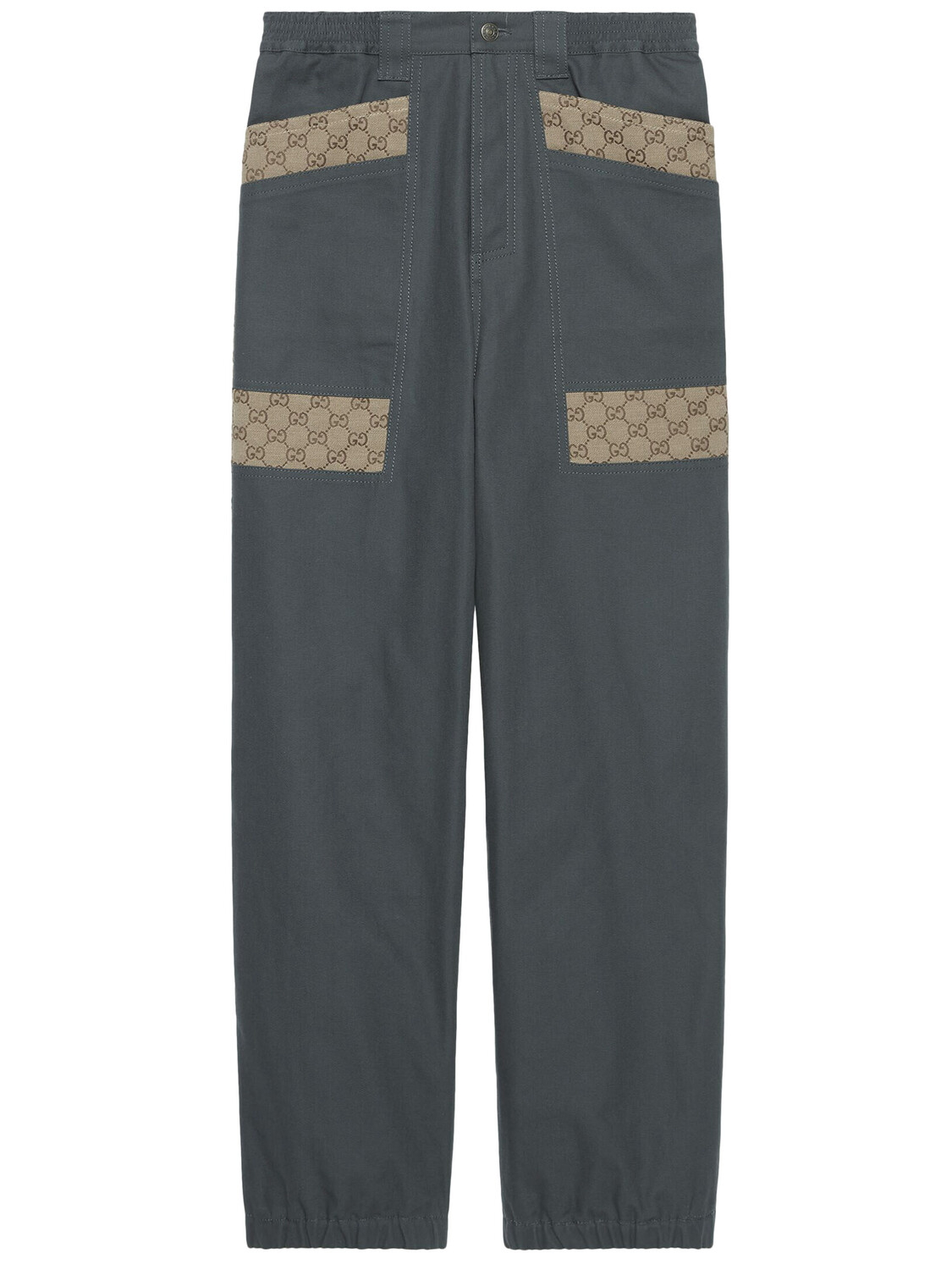 

Брюки Gucci GG cotton, серый