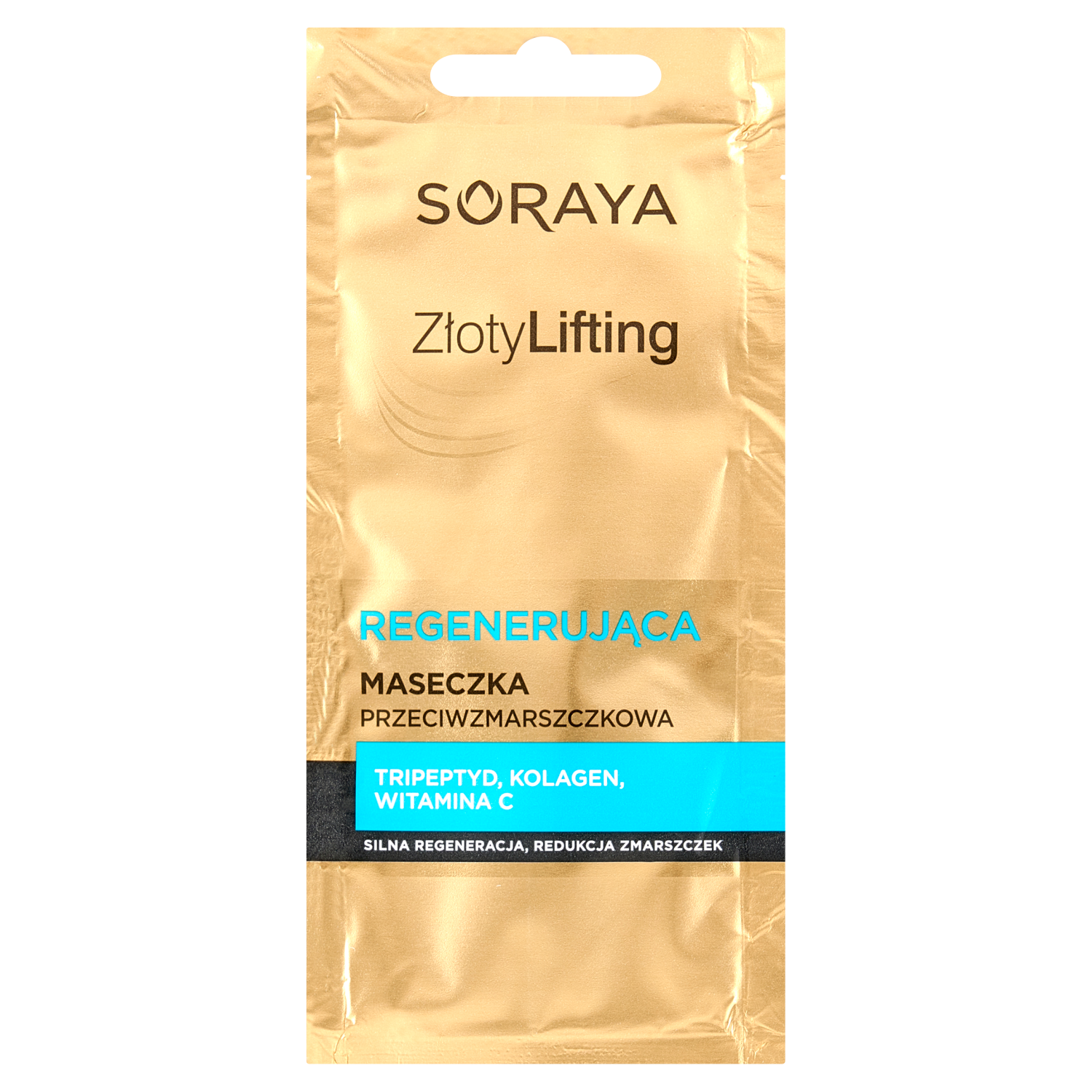 Регенерирующая маска для лица против морщин Soraya Złoty Lifting, 8 мл