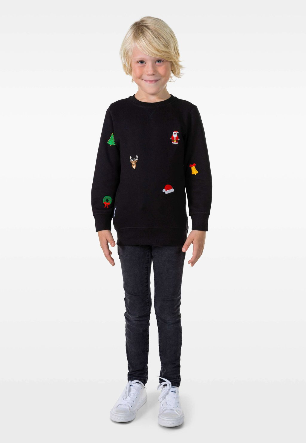 Свитер вязаный X-MAS ICONS OppoSuits, цвет black мужской рождественский пиджак deluxe x mas icons opposuits