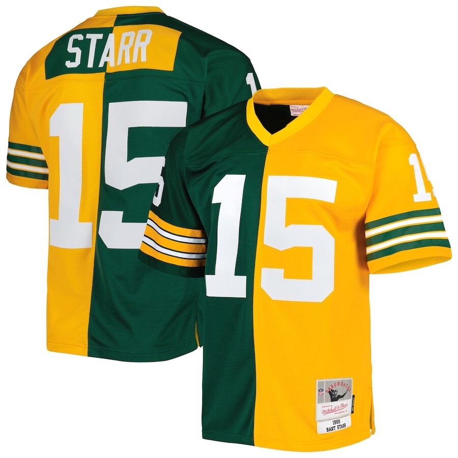 

Джерси Mitchell & Ness Green Bay Packers, зеленый