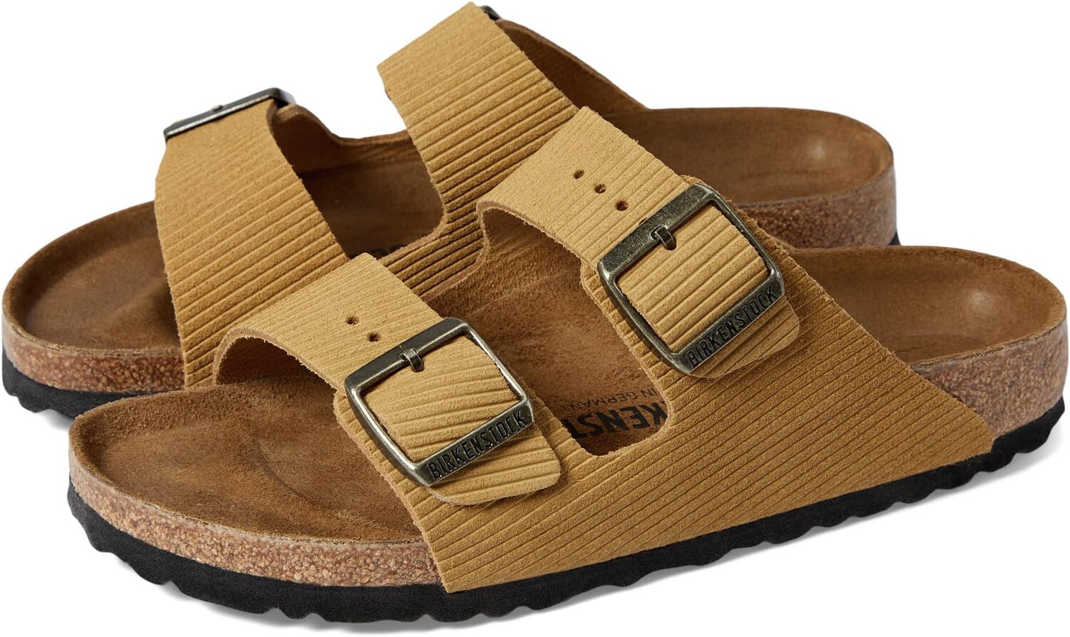 

Сандалии Birkenstock Arizona - Corduroy, цвет Cork Brown