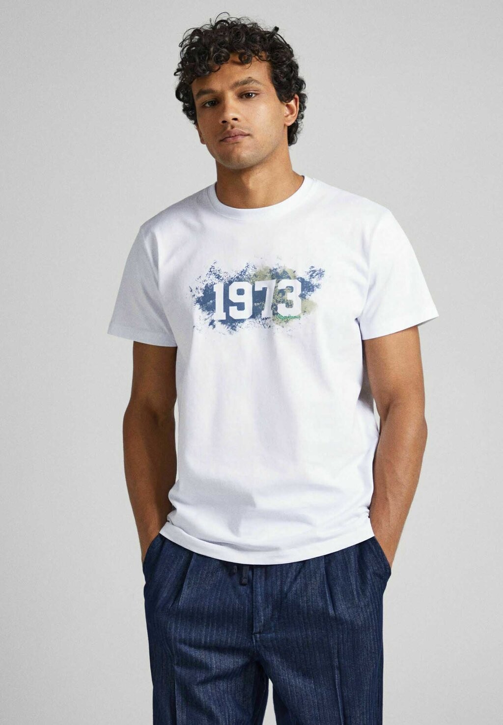 

Футболка с принтом Pepe Jeans, белый