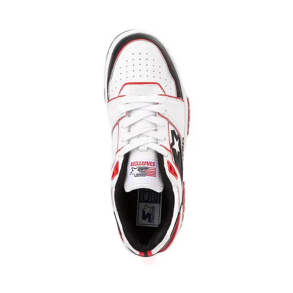 

Кроссовки Mens Starter Fast Break Low Athletic Shoe, белый/черный/красный
