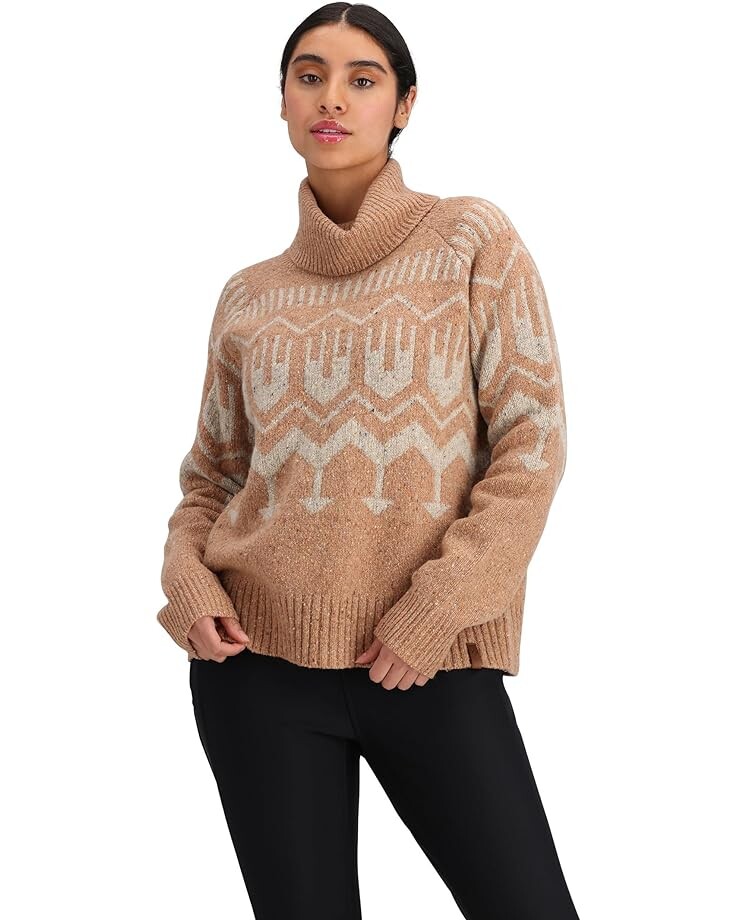 

Свитер Obermeyer Willow Turtleneck, цвет Brown Sugar