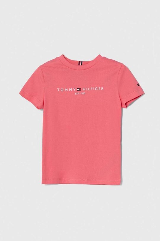 

Tommy Hilfiger Детская хлопковая футболка, розовый