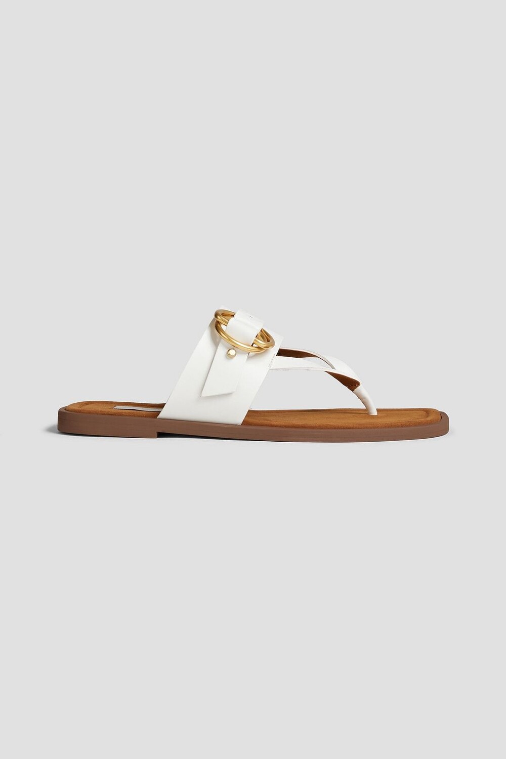 

Босоножки из искусственной кожи с кольцами STELLA MCCARTNEY, белый
