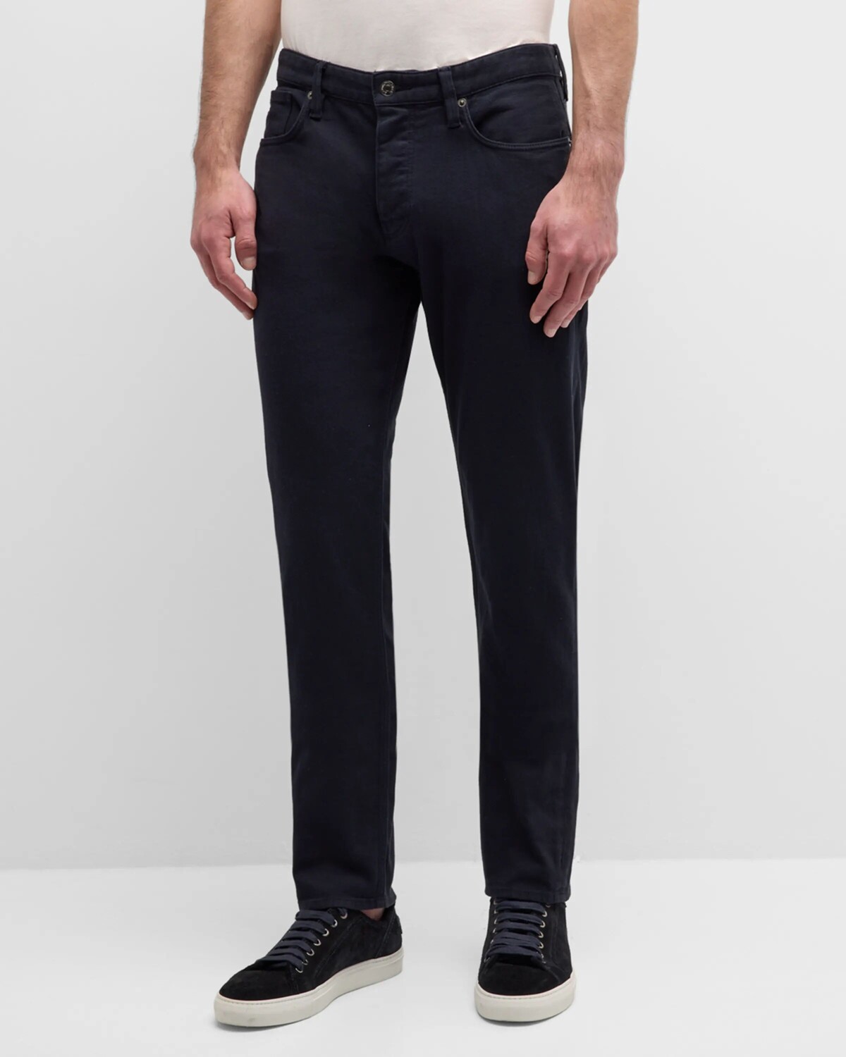 

Мужские брюки прямого кроя с 5 карманами Emporio Armani, цвет Blue
