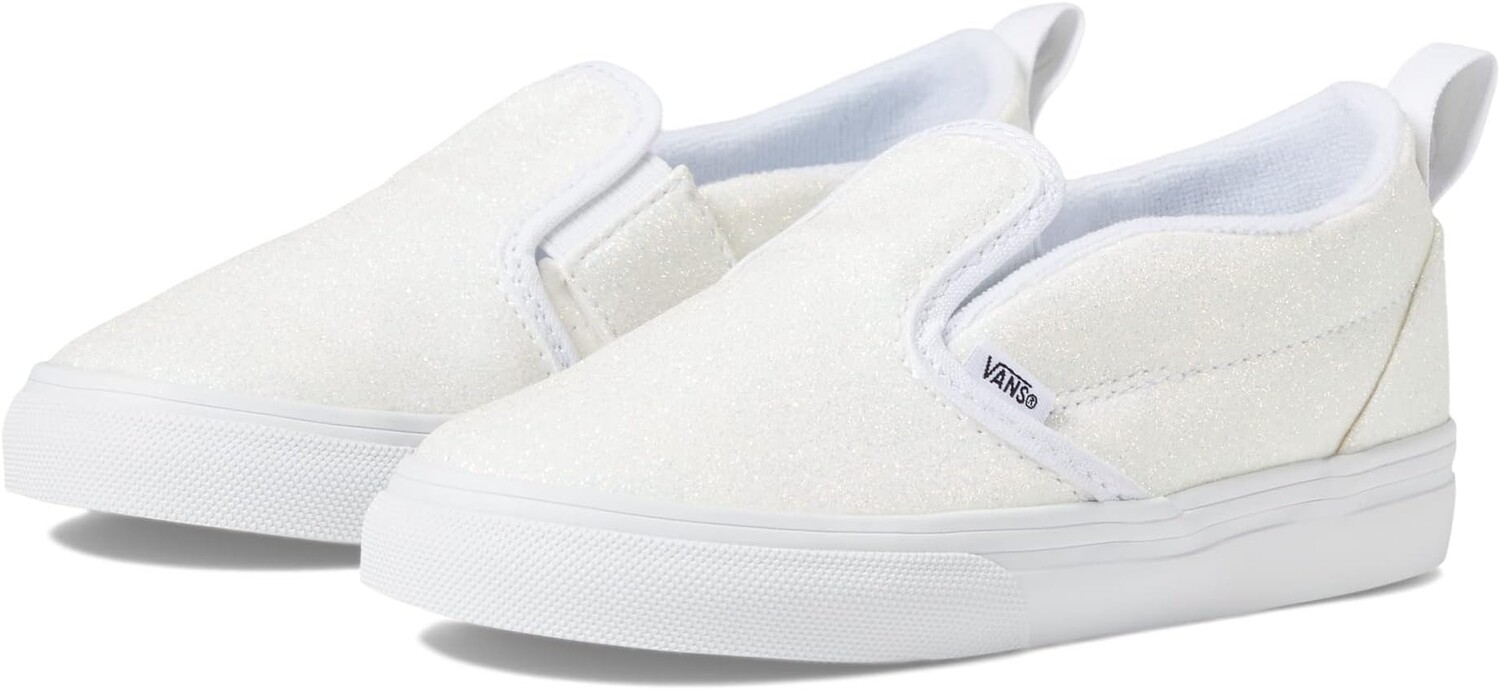 

Кроссовки Slip-On V Vans, цвет Glitter White