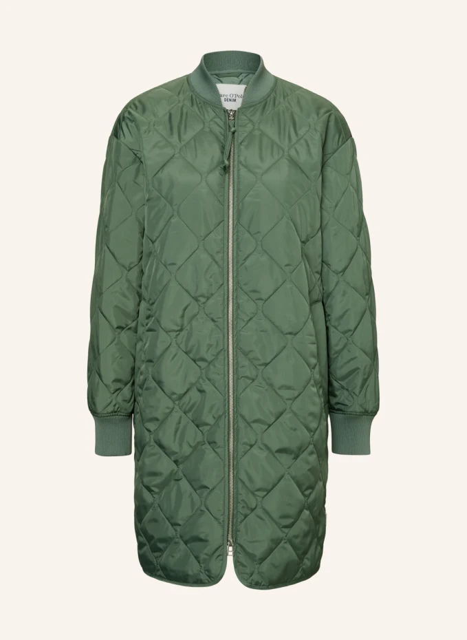 Стеганое пальто Marc O'Polo Denim, зеленый