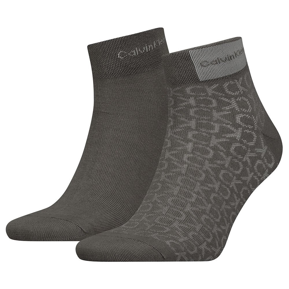 

Носки Calvin Klein Badge Quarter 2 шт, разноцветный