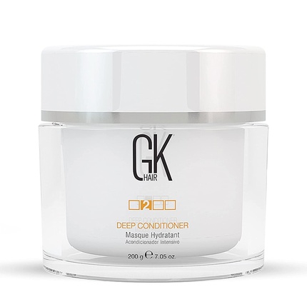 GK HAIR Global Keratin Deep Conditioning Mask Интенсивно увлажняющее восстанавливающее средство для сухих, поврежденных окрашенных и вьющихся волос 7,05 жидких унций 200 г