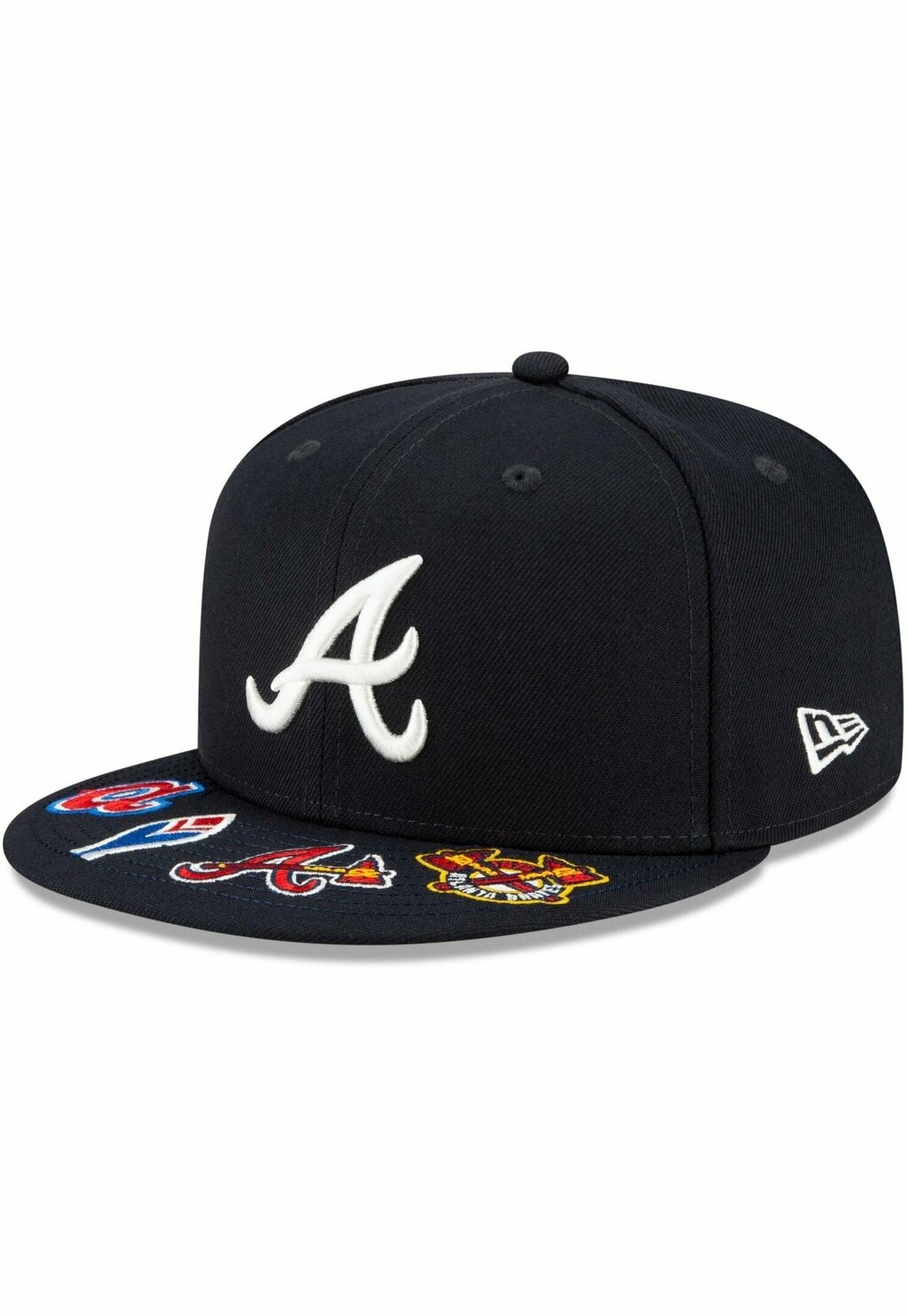 цена Бейсболка 59FIFTY GRAPHIC VISOR MLB TEAMS New Era, цвет atlanta braves