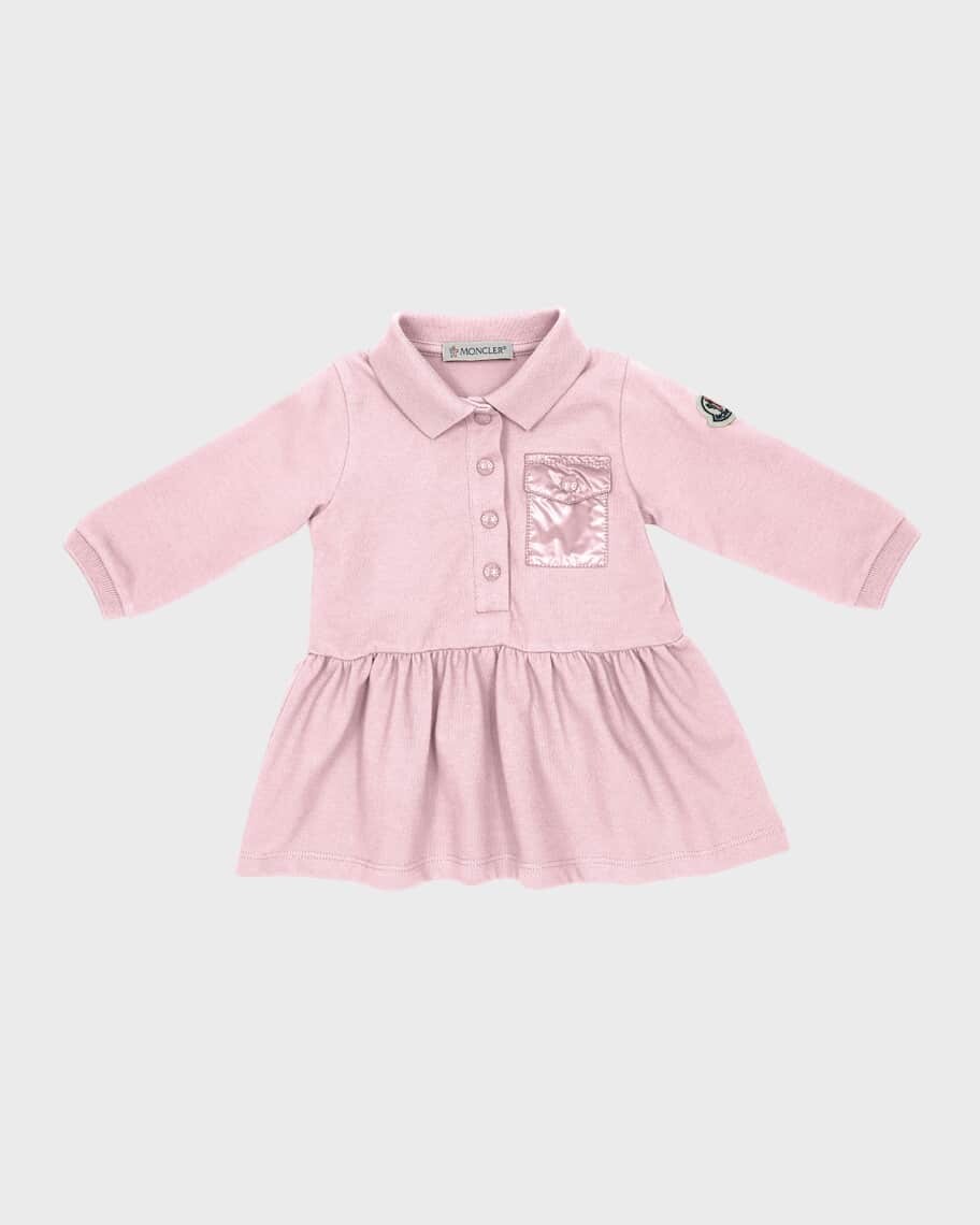 

Платье-поло для девочек с нашивкой-логотипом, размер 6M-3 Moncler