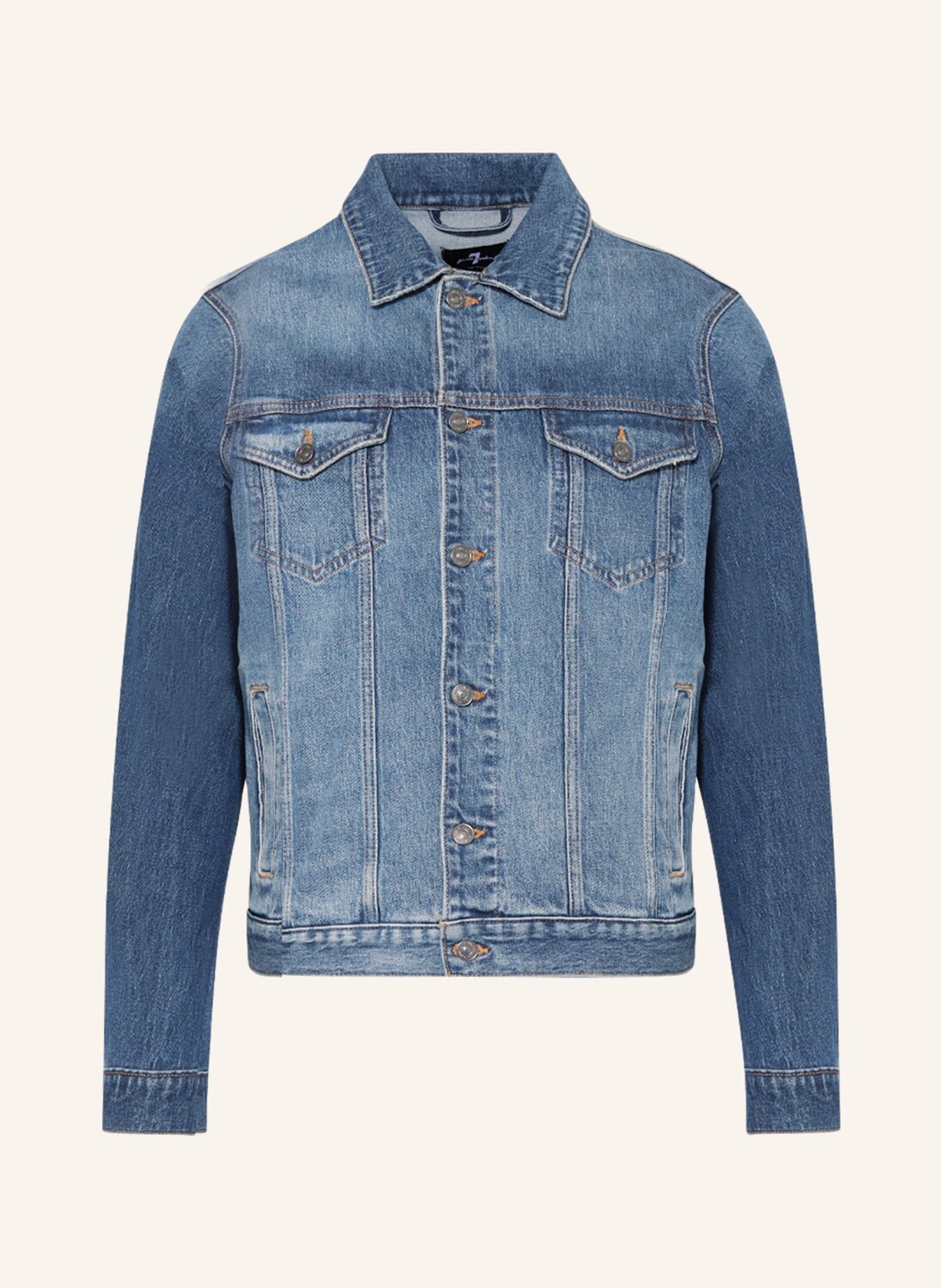 

Джинсовая куртка 7 for all mankind, синий