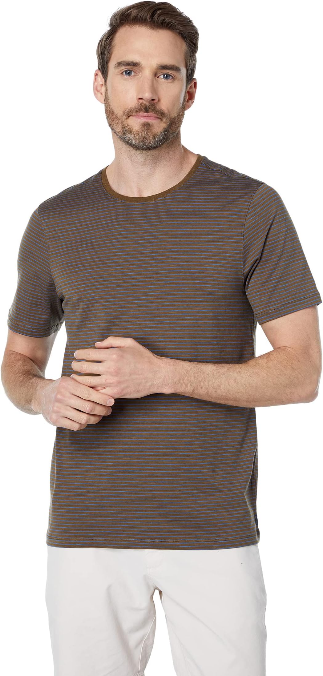 

Футболка Toad&Co Tempo Short Sleeve Crew, цвет Fir Stripe