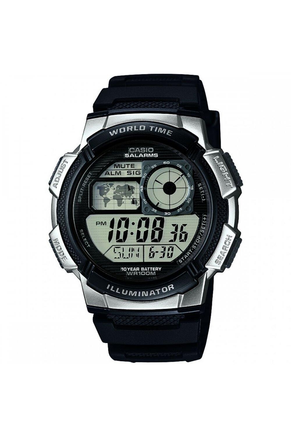 

Коллекция Пластик/смола Классические цифровые часы - Ae-1000W-1A2Vef Casio, черный
