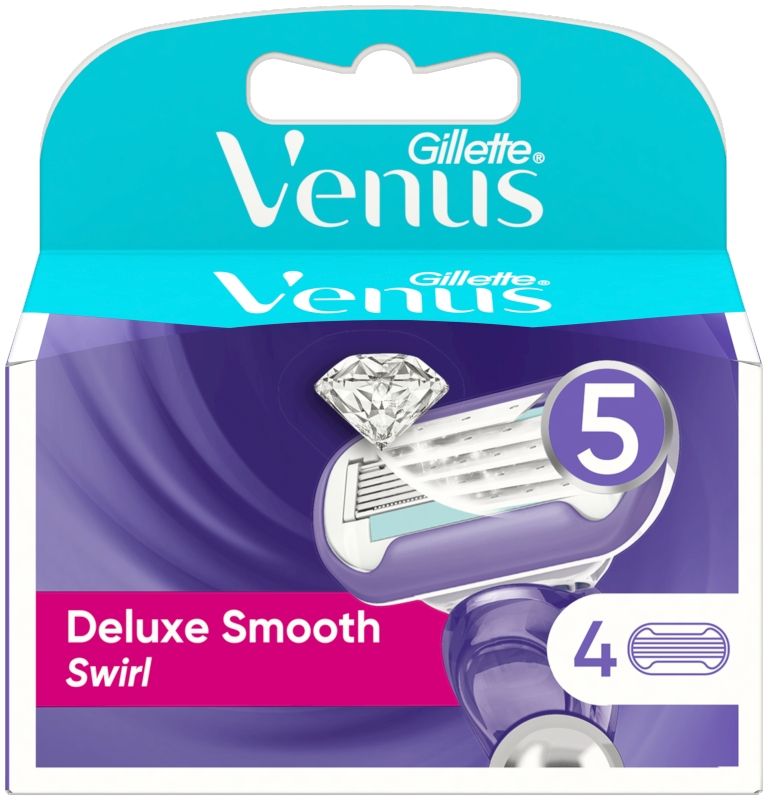 Gillette Venus Swirl Extra Smooth картриджи для бритвы, 4 шт.