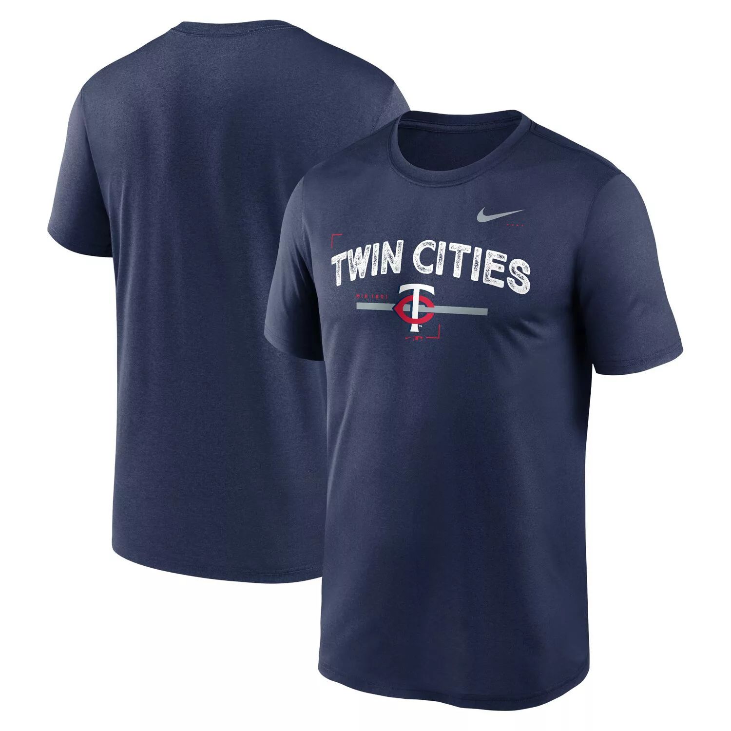 Мужская темно-синяя футболка Minnesota Twins Local Legend Nike