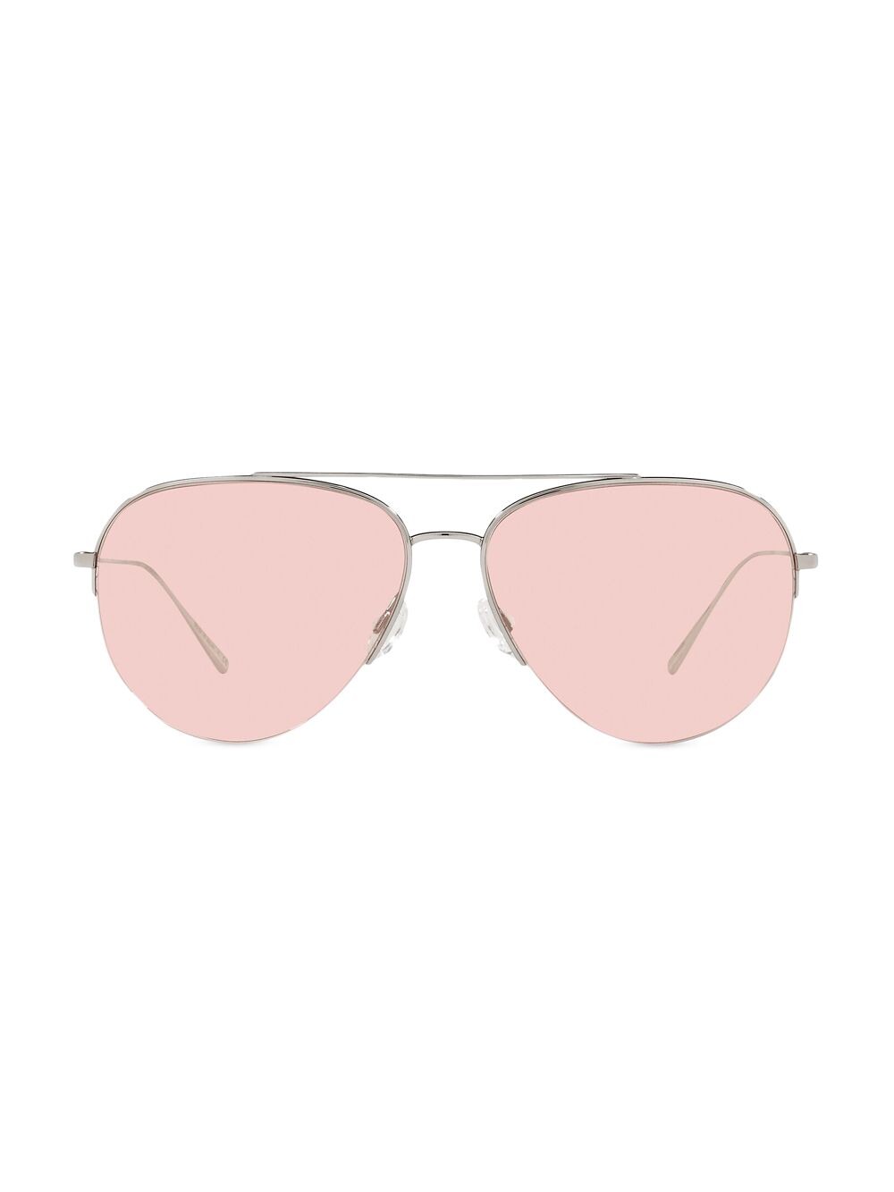 

Солнцезащитные очки-авиаторы Cleamons 60 мм Oliver Peoples, серебряный
