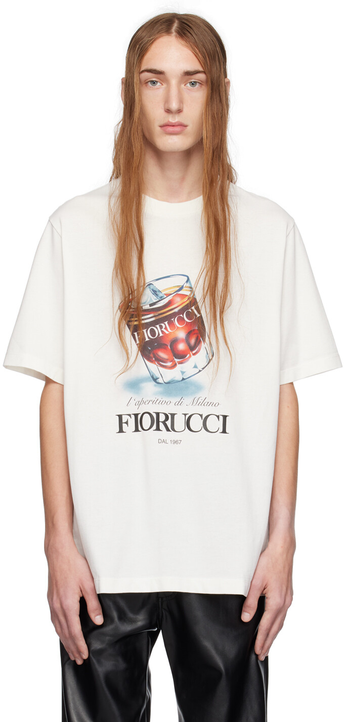 

Белая футболка Fiorucci Laperitivo, Белый