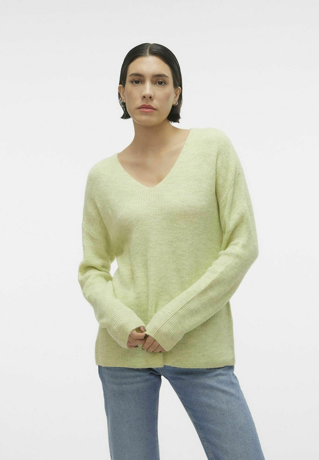 

Свитшот Vero Moda VMCREWLEFILE V-NECK, язычок