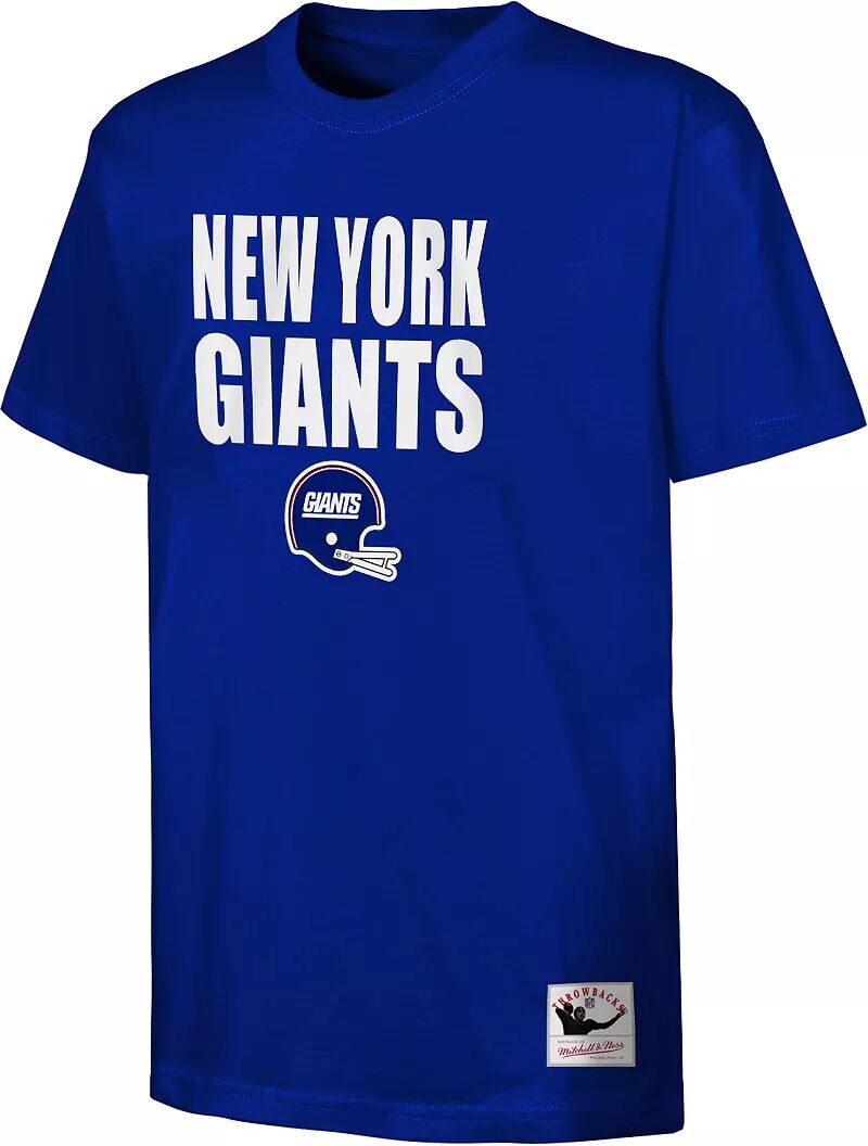 

Легендарная синяя футболка Mitchell & Ness Youth New York Giants Legendary Blue