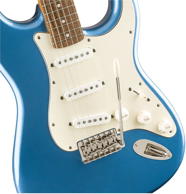 Электрогитара Squier Classic Vibe '60s Stratocaster Electric Guitar - Lake Placid Blue электрогитара fender squier classic vibe 60s stratocaster lrl lake placid blue