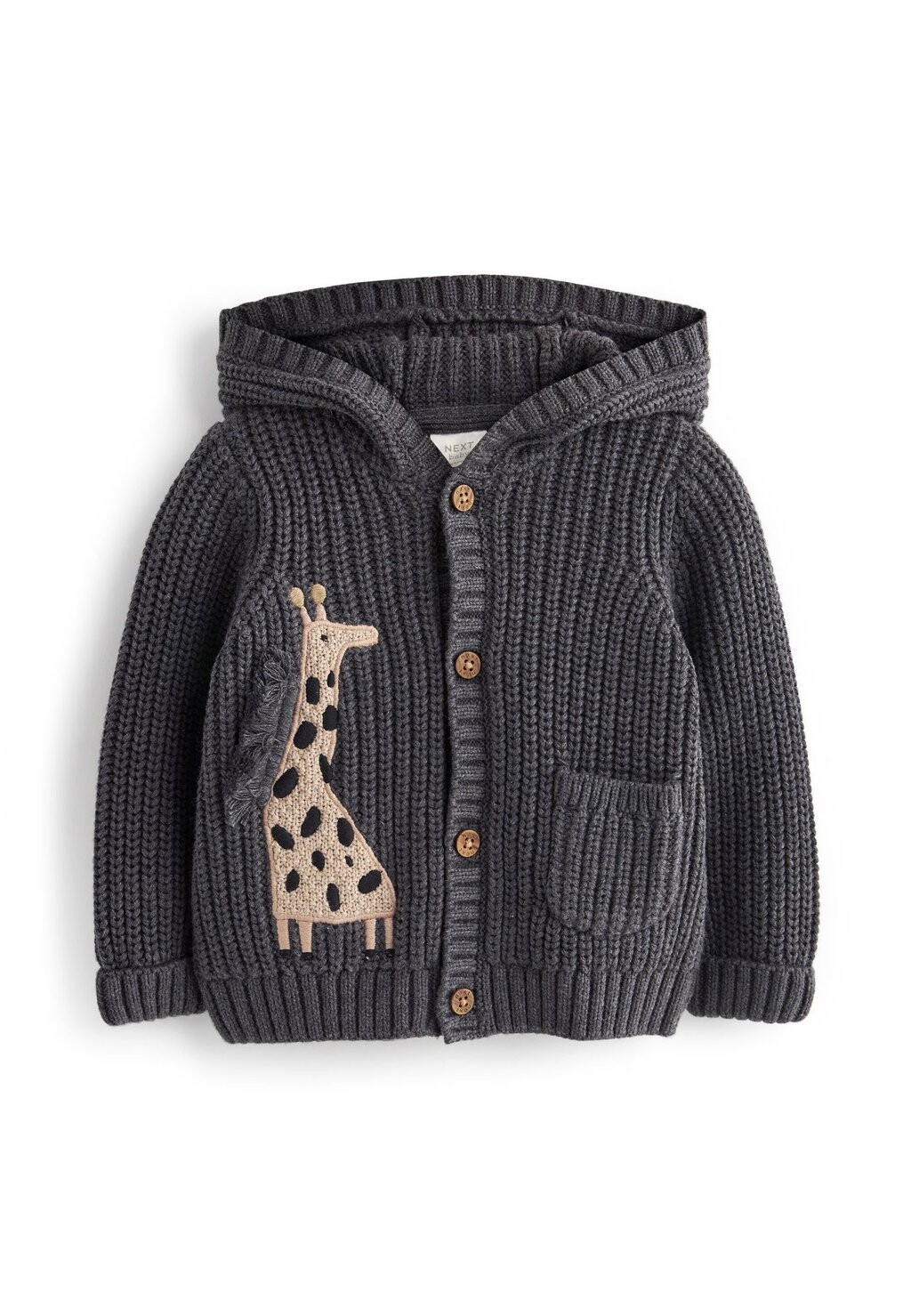

Кардиган Next, цвет charcoal grey giraffe