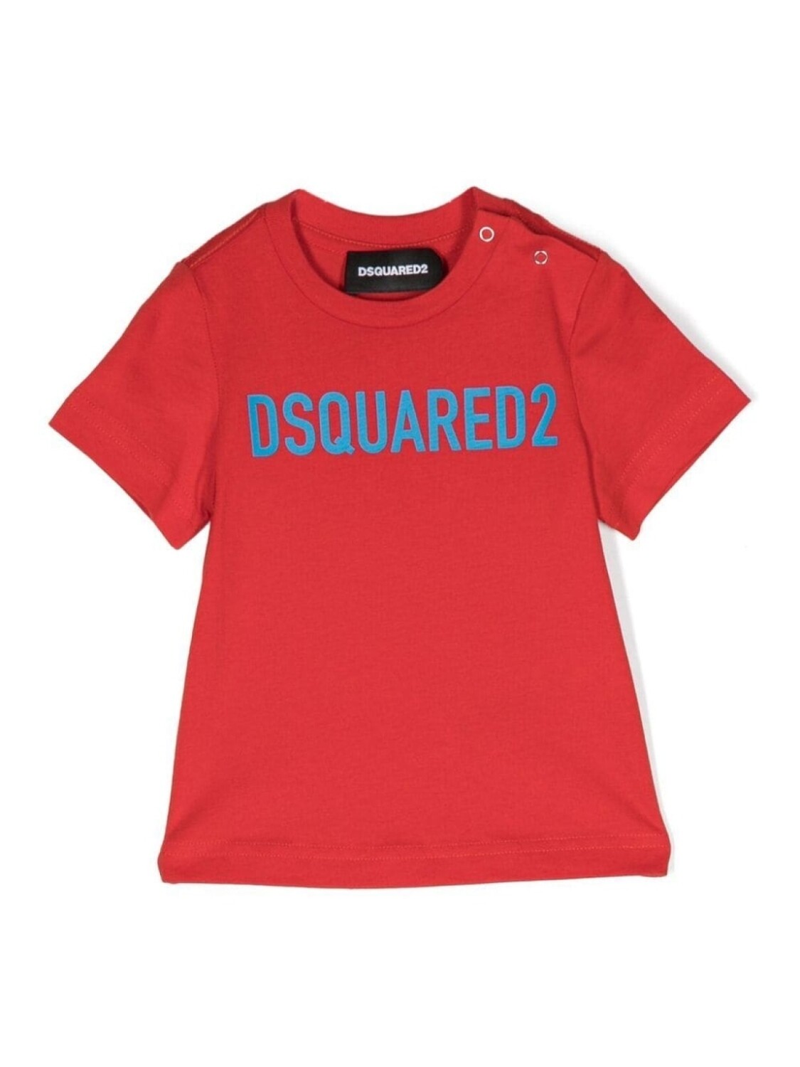 

Футболка DSQUARED2 KIDS из хлопка с короткими рукавами и логотипом, красный