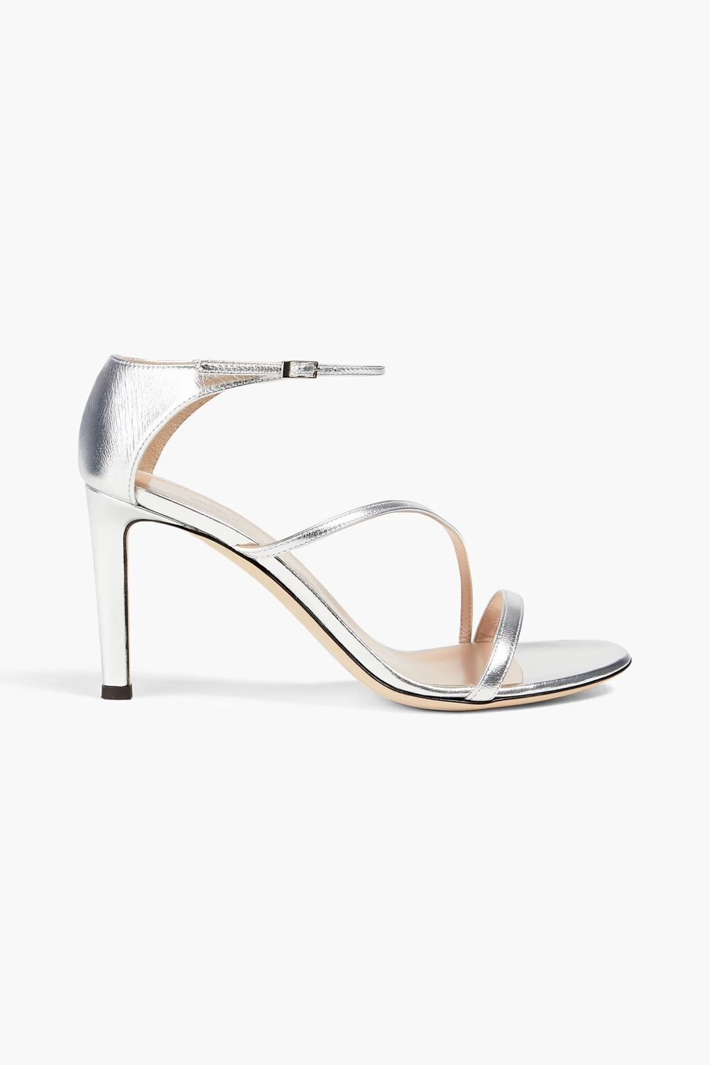

Сандалии Rivière из металлизированной кожи Giuseppe Zanotti, серебро