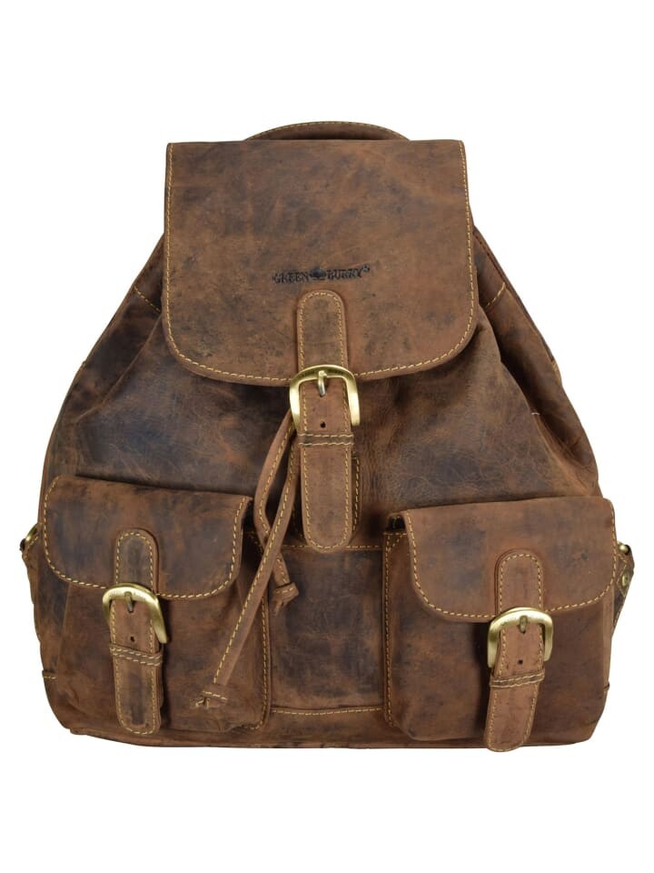 

Рюкзак Greenburry Vintage City Leder 35 cm, коричневый