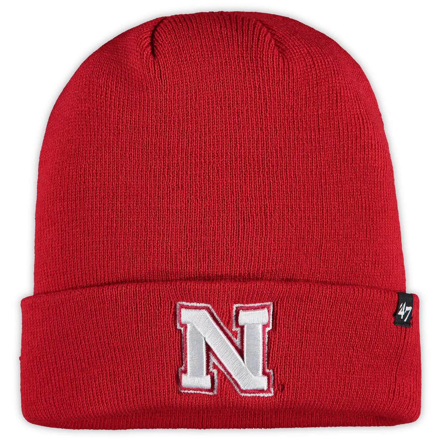 

Мужская вязаная шапка с поднятыми манжетами '47 Scarlet Nebraska Huskers