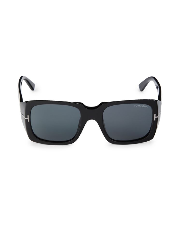 

Прямоугольные солнцезащитные очки 51MM Tom Ford, черный