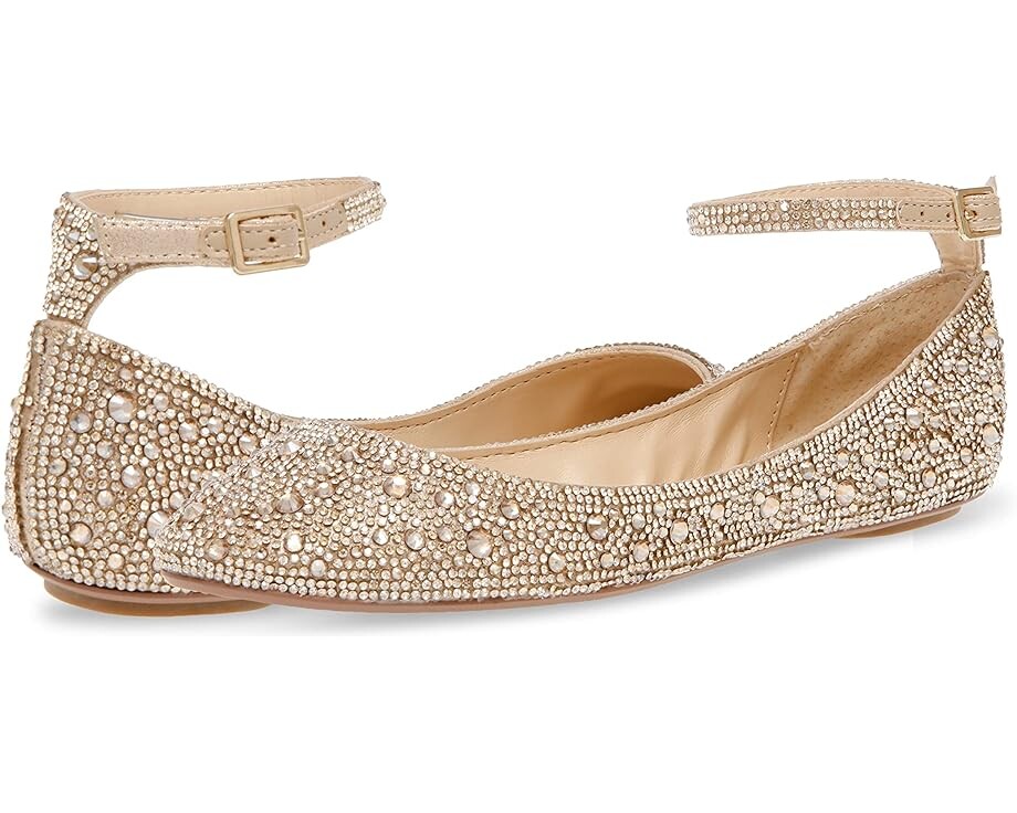 

Балетки Blue by Betsey Johnson Ace, цвет Light Gold