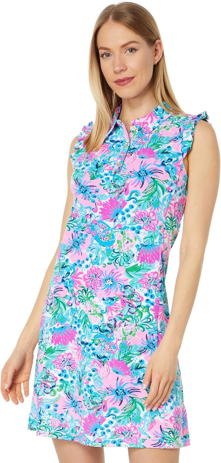 

Платье Сильвия UPF 50+ Lilly Pulitzer, цвет Mandevilla Baby Paradise Petals