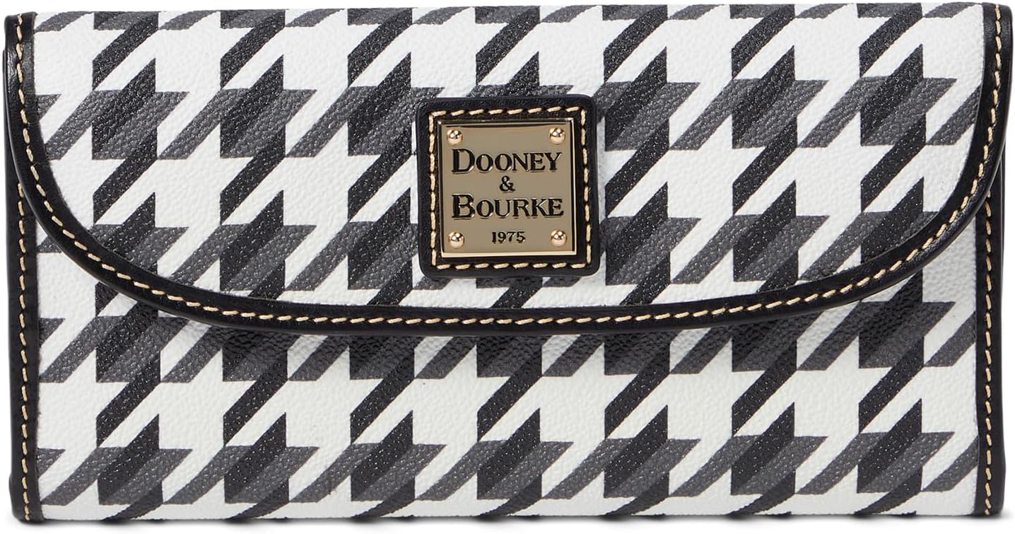 

Кошелек Houndstooth Continental Clutch Dooney & Bourke, цвет Black/Black