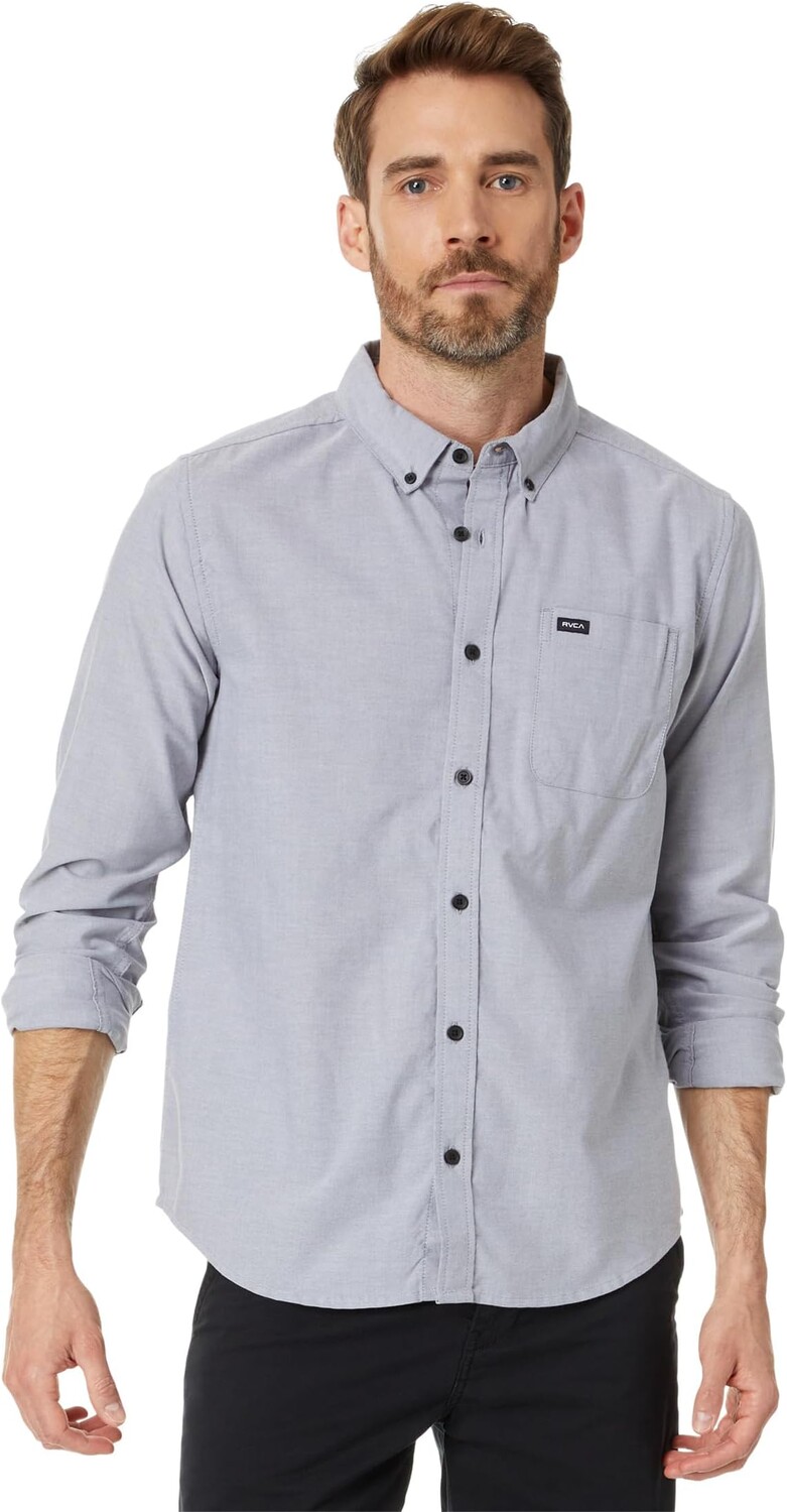 

Рубашка That'll Do Stretch Long Sleeve Woven RVCA, цвет Pavement 1